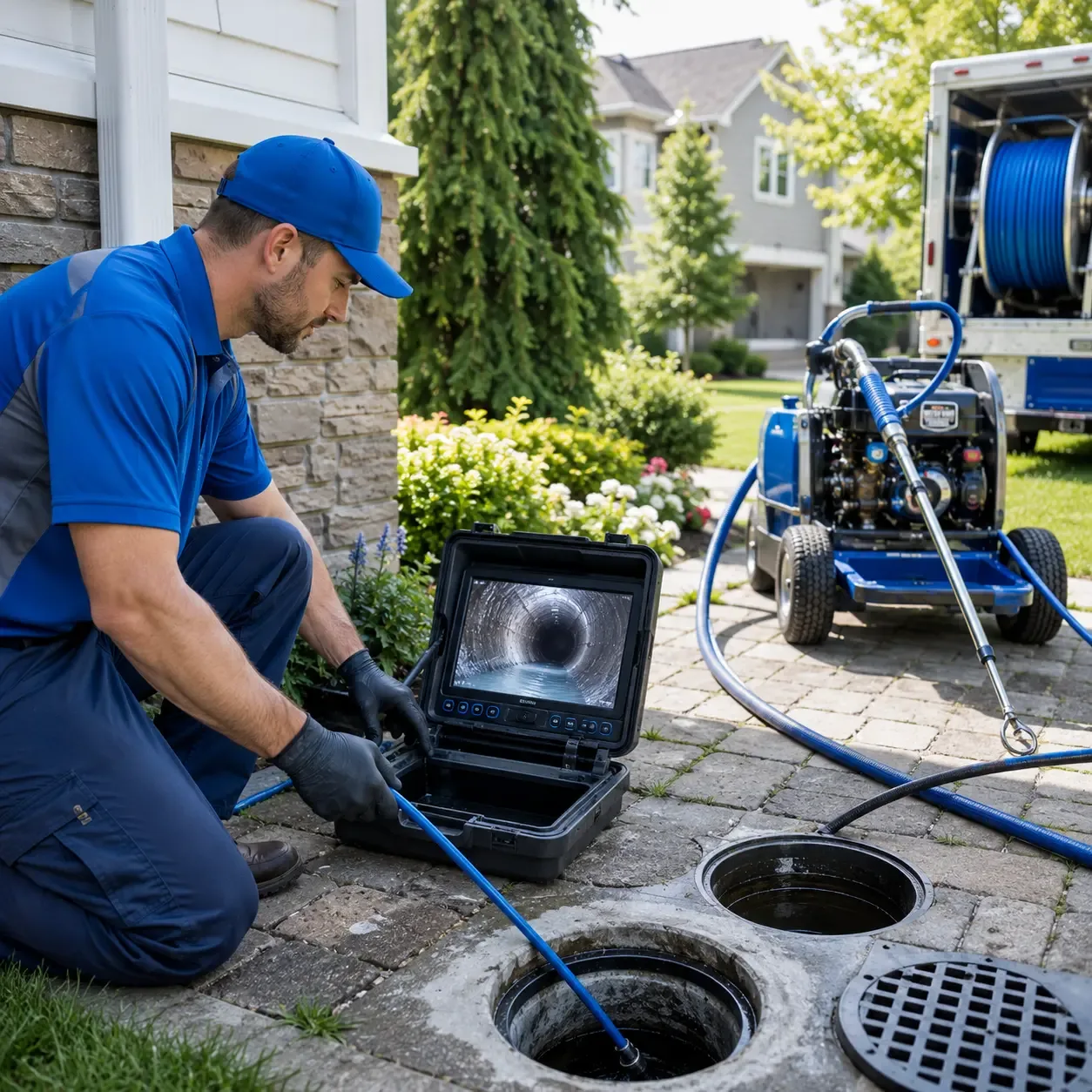Outdoor drain cleaning professionals serving Bartlett, KS