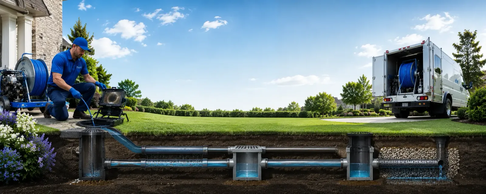 Outdoor drain cleaning information for Bartlett, KS